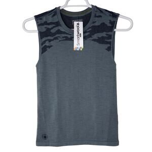 Smartwool Men's Medium Tank Top Intraknit Active Merino Wool Base Layer NWT